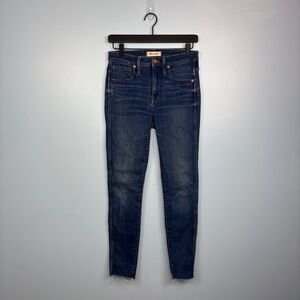 Madewell 9" High Rise Skinny Jeans, Dark Blue, Women's 27